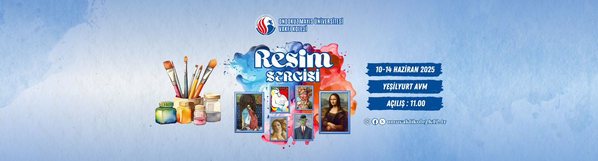 OMÜ Vakfı Koleji Resim Sergisi