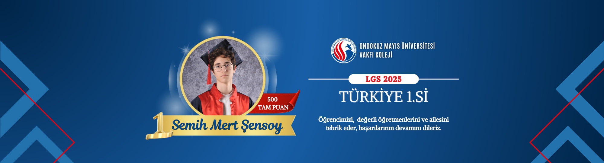 LGS 2025 TÜRKİYE BİRİNCİMİZ