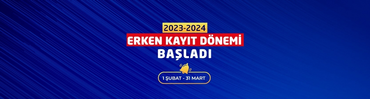 Kayıtlarımız Başlamıştır...