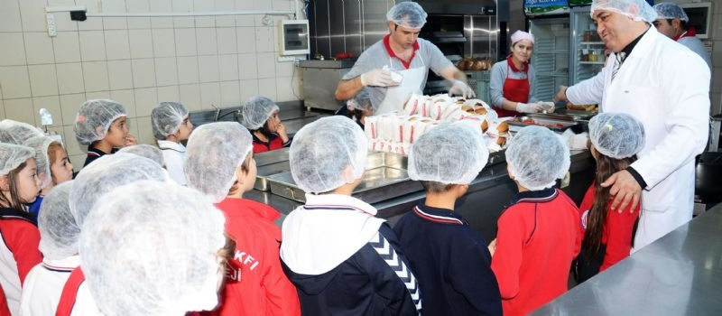 Öğrenciler Mutfak Denetiminde