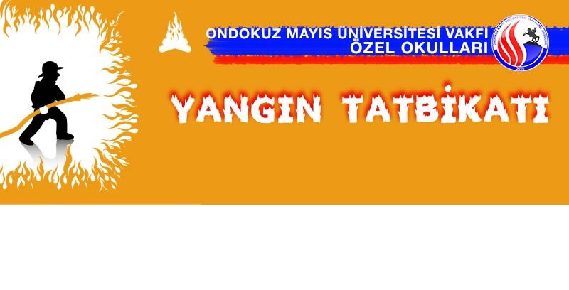 Omü Vakfı Özel Okullarında Yangın Tatbikatı
