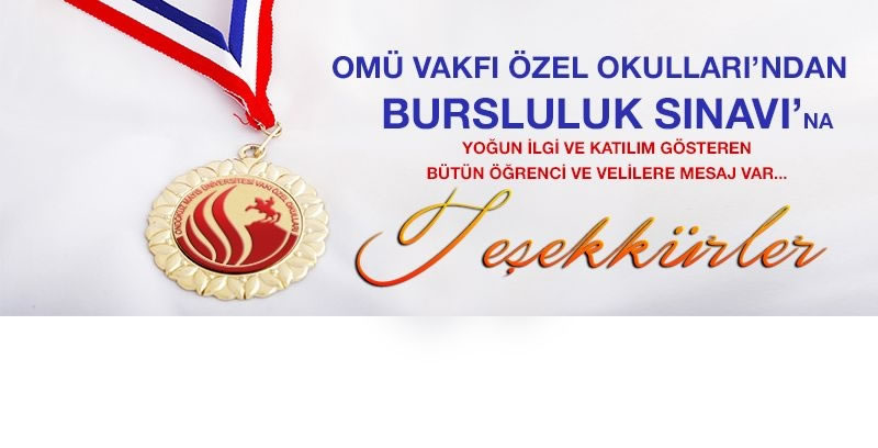 Teşekkürlerimizle...