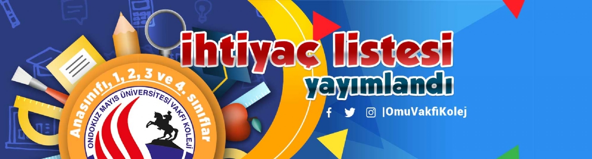 İhtiyaç Listesi Yayımlandı