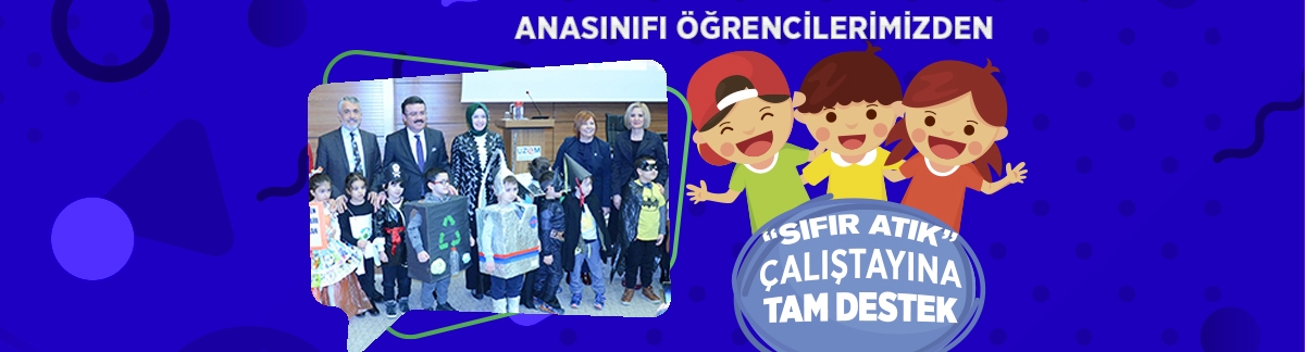 OMÜ VAKFI KOLEJİ ANASINIFI “SIFIR ATIK” İLE SAHNE ALDI