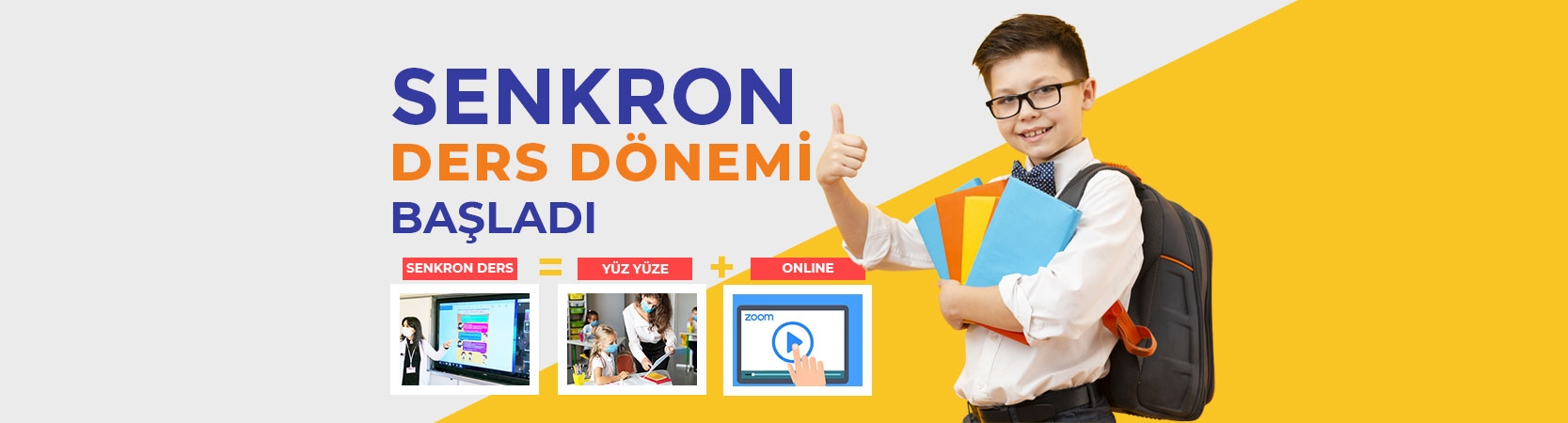 OMÜ VAKFI KOLEJİ'NDE SENKRON DERS DÖNEMİ