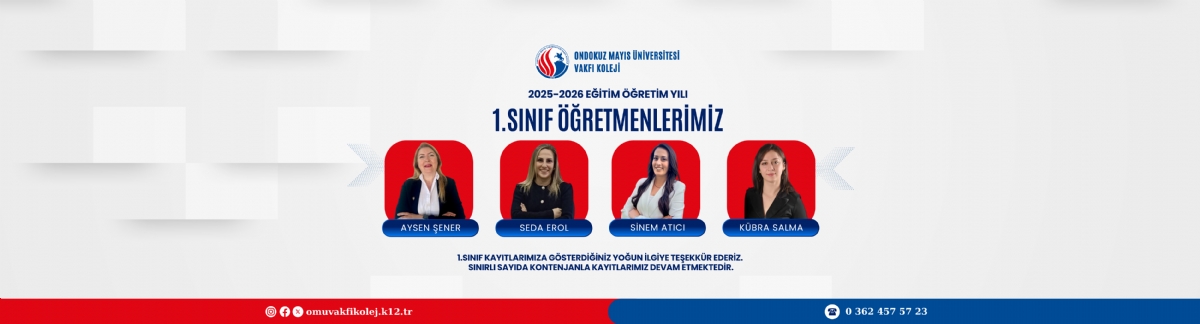 2025-2026 Eğitim Öğretim Yılı 1.Sınıf Öğretmenlerimiz