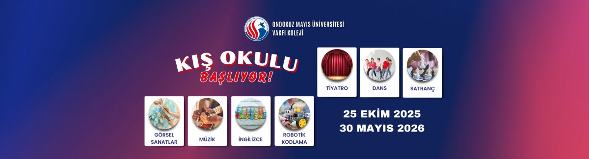 KIŞ OKULU BAŞLIYOR!