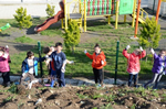 Okul Bahçesine Fidan Dikimi