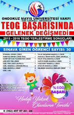 Teog Yerleştirme Sonuçları