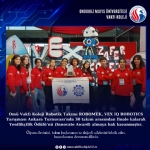 OMÜ Vakfı Koleji Robotik Takımı ROBOMEK'in VEX IQ ROBOTICS Yarışması Başarısı