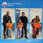 OMÜ VAKFI KOLEJİ'NDEN YÜREK ISITAN GÖRÜNTÜLER