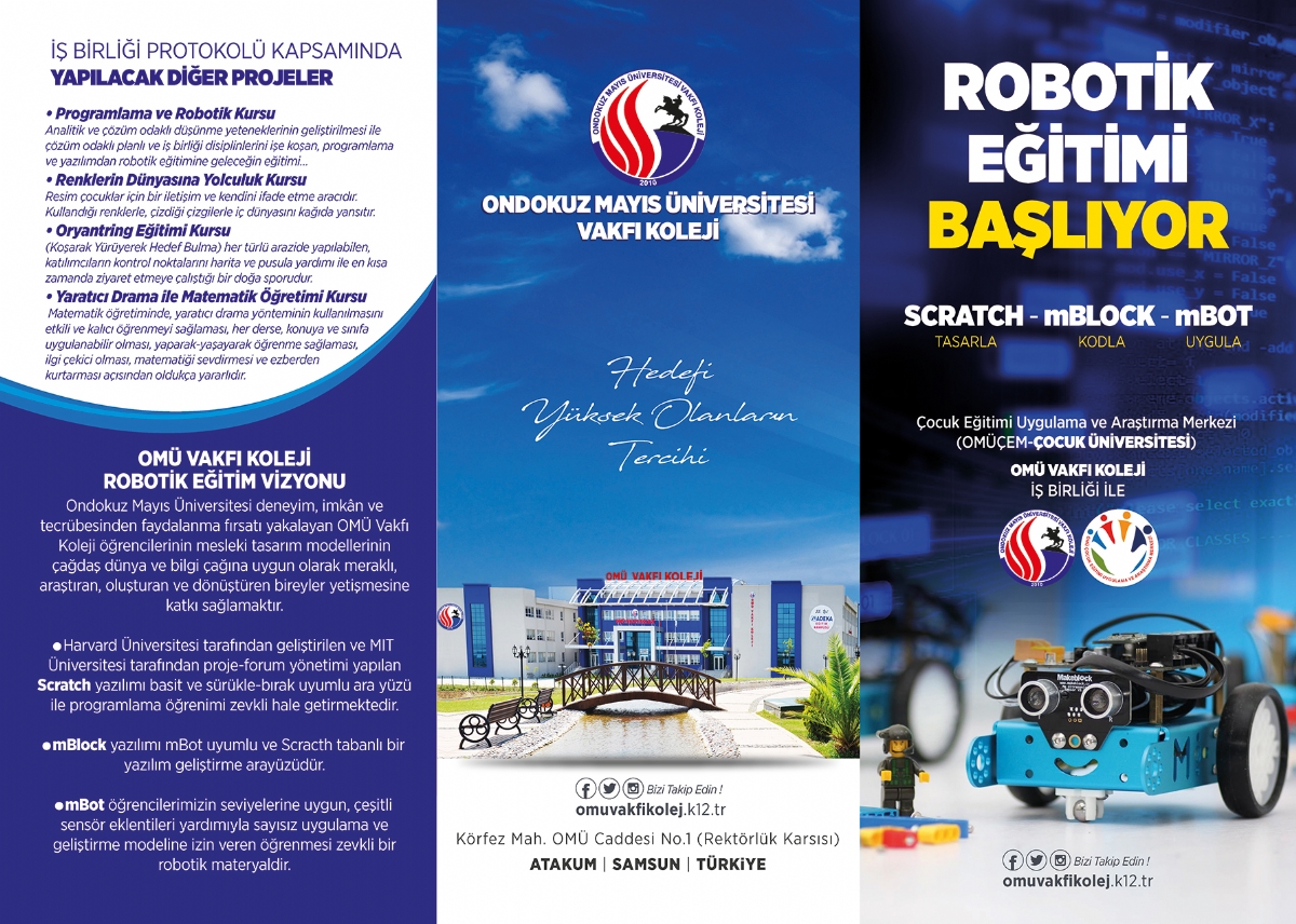 OMÜÇEM İŞ BİRLİĞİ PROTOKOLÜ VELİ BİLGİLENDİRME TOPLANTISI